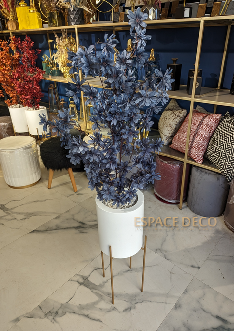 Vase avec plante artificielle 61