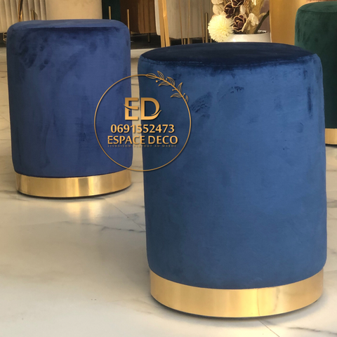 Pack  tabouret européen + Table en C