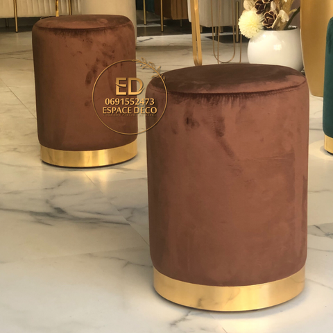 Pack  tabouret européen + Table en C