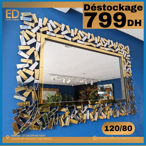 Miroir décoratif 120/80
