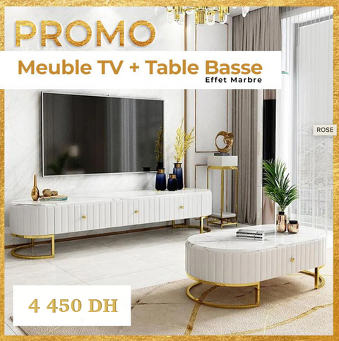 Pack Meuble tv + table basse