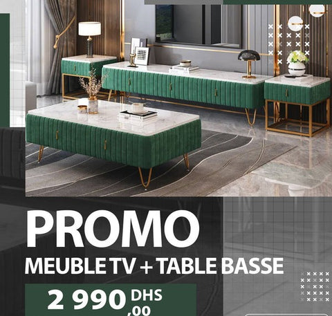 •Pack Meuble TV + Table Basse